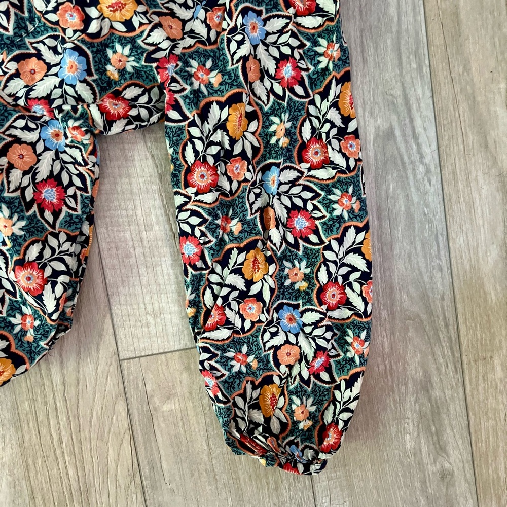 Universal Thread | Floral Button Up Peasant Sleev… - image 6